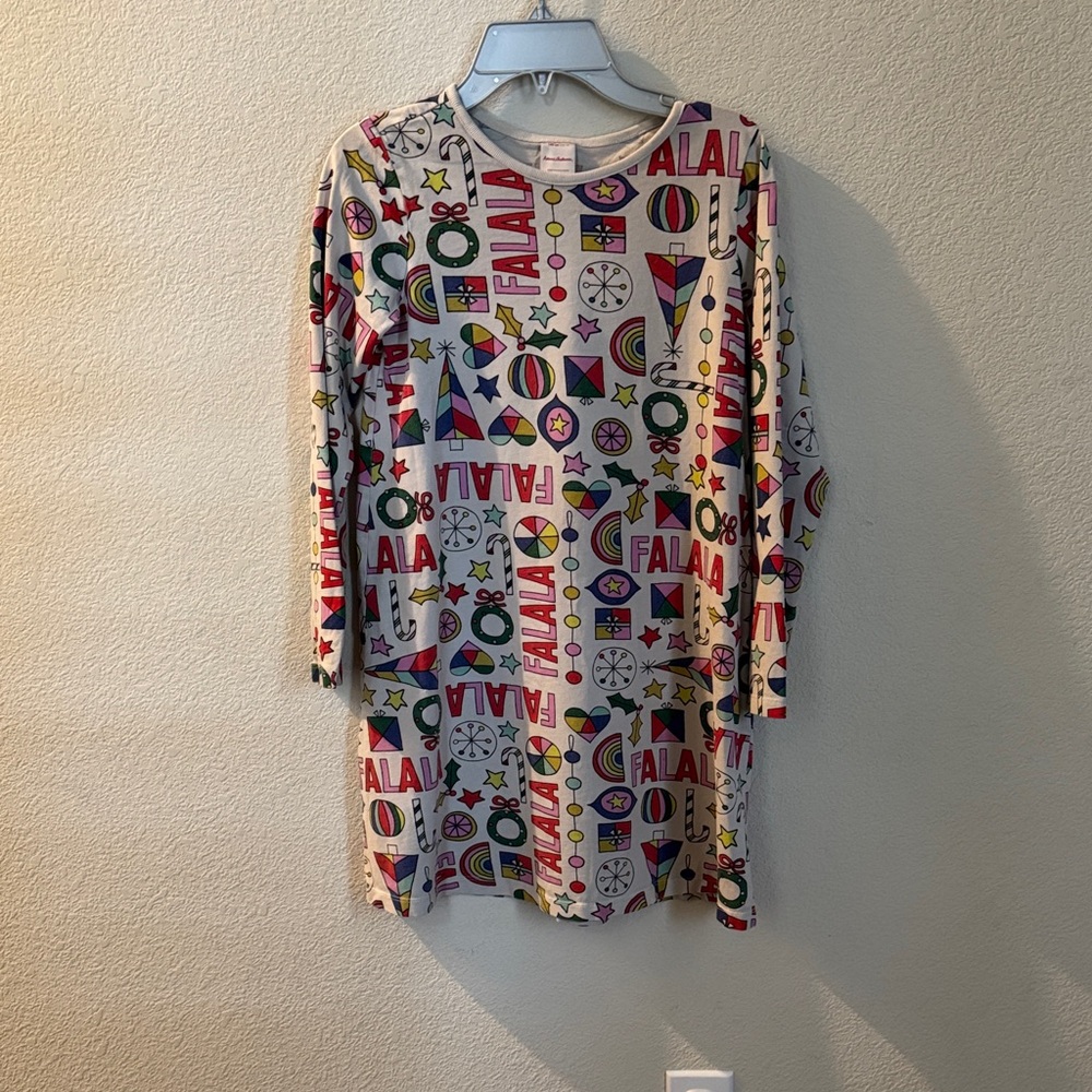 Hanna Andersson Holiday Graphic Kids Dress